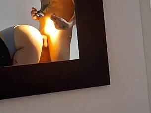 Whoa check this crazy curvy milf getting bent over in doggystyle action!