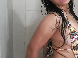 This girl couldn't find anyone to satisfy her desires so she takes matters into her own hands