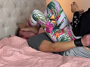 Asian foot domination captures slave.