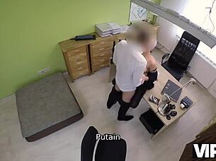 Agent calls Lussy Sweet for meeting but she seduces him in office