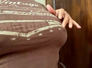 Natural Tits And Nipples In Surprise Play