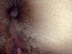 I give her my cock to suck and lick her pussy in 69 position.