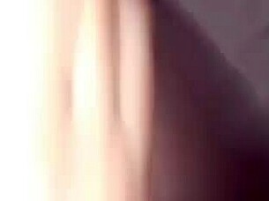 Fingering shaved pussy with intense close-up action leading to orgasm.