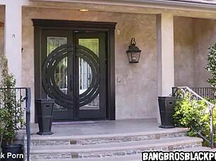 cute black teen 18+ caught masturbating by older guy in the room