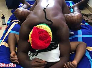 Oh, I can't get enough of this deep missionary pounding with my muscular black friend, screaming in orgasmic bliss together.