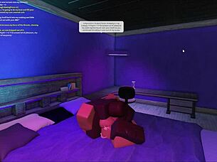 Intense Scene Of Bent Over Blonde Bimbo Getting Roughly Fucked By Big Black Cock In Doggystyle At Roblox Studio