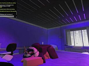 Intense Scene Of Bent Over Blonde Bimbo Getting Roughly Fucked By Big Black Cock In Doggystyle At Roblox Studio