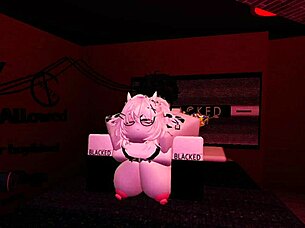 Wow, getting pounded hard by this horny fan in wild Roblox action