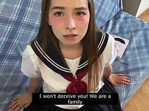 Beautiful amateur girl in bunny costume masturbates her pussy to orgasm