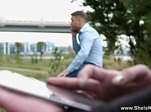 oh the passion i feel as this nerdy redhead chick with glasses gets shaved pussy fingering and anal masturbation to orgasm