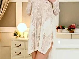 hey, check out this horny japanese natural tits model in her top casting interview