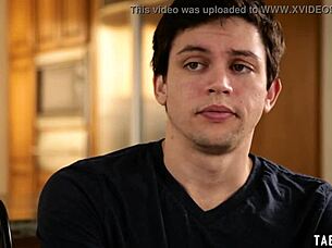 Hey, why is this dirty dude tasting his daughter-in-law's juicy shaved pussy like that?