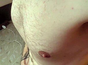 he's not fully hard yet, you gotta help him out 😏