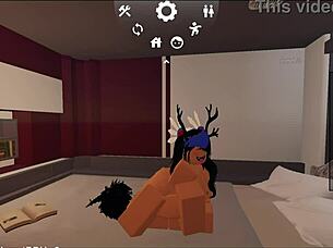 Whoa, this bitch is getting fucked hard and creampied by her emo fan 😈🍆💦