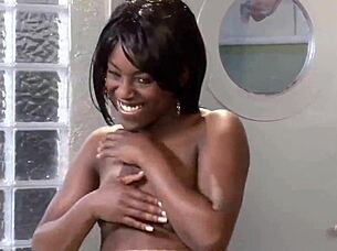 Ebony Lesbians Sydnee Capri and Angel Banxxx Fuck with Toys in Wet Pussies