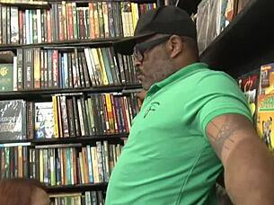Naughty Brazilian Slut Seduces Nerd For Interracial Blowjob And Big Ass Action In Library