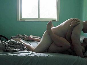 Milf Cums Hard from Finger in Ass During Rough Bedroom Fucking