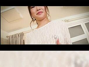 hey, check out this horny japanese natural tits model in her top casting interview