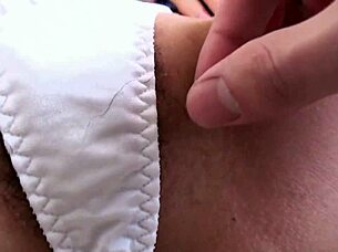 Isn't it thrilling having fun with my pretty Japanese friend giving deepthroat blowjob on her hairy pussy?