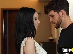 Hungarian Hottie Takes a Wild Ride on Bad Boy's Cock as Her Man Gets Cuckolded