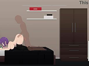 Cute Reaper Babe with Big Tits Gets Voyeur Fucked and Titty Fucked