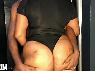 what's hotter than doggie pounding for big ass bbw lady riding wet cowgirl style