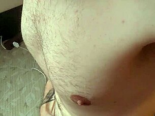 he's not fully hard yet, you gotta help him out 😏