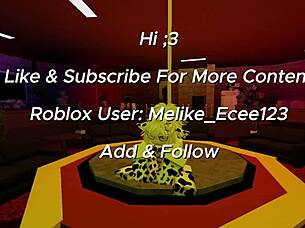 Wow, getting pounded hard by this horny fan in wild Roblox action