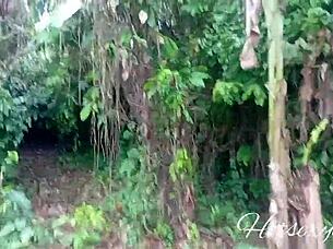 Can These Two College Students Handle Squirting Orgasms While Fucking Wildly in the Bush During School Hours?