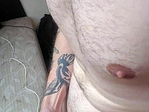 he's not fully hard yet, you gotta help him out 😏