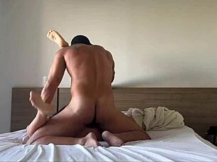 My curvy Brazilian cousin was waiting for me full of desire with her big natural tits