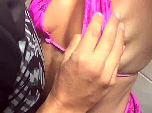 I gave my ass to that guy in the restaurant bathroom while my husband filmed up close, complete on red