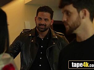 Hungarian Hottie Takes a Wild Ride on Bad Boy's Cock as Her Man Gets Cuckolded