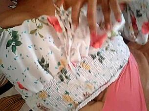 horny brunette indulges in wet squirting orgasm with dildo toy in tight pussy solo masturbation