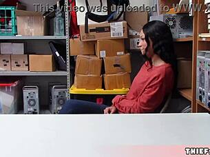 Oh man, I-I got caught shoplifting as this petite half black teen, and the mall cop just pounded my tiny interracial pussy so hard...