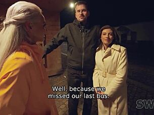 why not swap wives for a wild threesome with my monster cock watching?