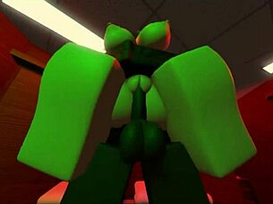 Blonde Snowbunny Takes Intense Railing From Big Black Cock In Wild Interracial Action On Roblox.