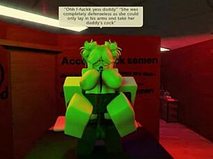 Blonde Snowbunny Takes Intense Railing From Big Black Cock In Wild Interracial Action On Roblox.