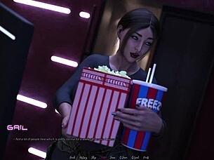 In the office, a full story unfolds where a horny seductive milf cheats on her husband with everyone around her.