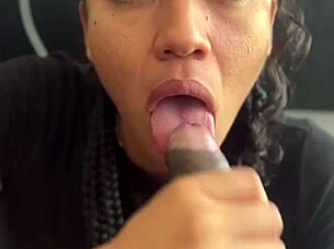 What if this cute brunette best friend surprises you with a deepthroat blowjob and swallows every drop?