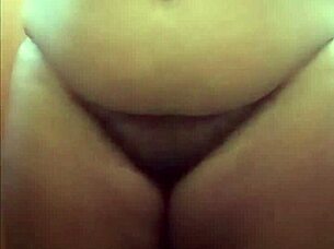 Hey, watch this Brazilian chubby girl with big natural tits and ass strip naked and show everything!