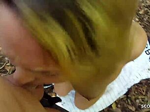 Junge Studentin Von Tinder Beim Ersten Date Im Wald Gefickt Mit Und Mit Handy Gefilmt - German Teen 18+