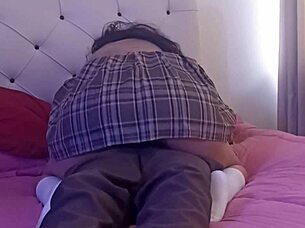 Hot Mexican Student Enjoys Creampie Fun In School Uniform