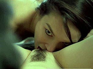 Natural busty milf gets her pussy licked by horny teen friend Olive Glass Katrina Colt.