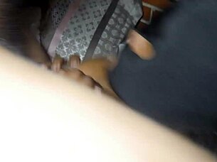 so i caught my ebony girlfriend with natural tits getting titty fucked by my best friend in homemade video