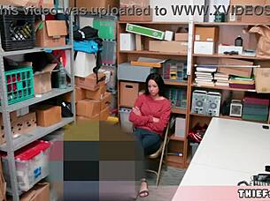 Oh man, I-I got caught shoplifting as this petite half black teen, and the mall cop just pounded my tiny interracial pussy so hard...