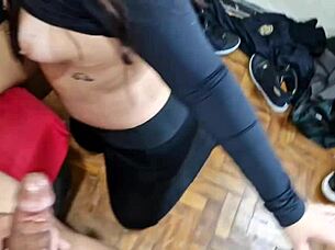 i went to film my bbw friend but the gang ended up making me suck and double penetrate my fat ass