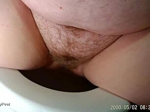 She pees in wild bathroom toilet compilation scenes