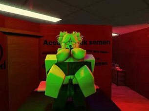 Blonde Snowbunny Takes Intense Railing From Big Black Cock In Wild Interracial Action On Roblox.