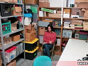 Oh man, I-I got caught shoplifting as this petite half black teen, and the mall cop just pounded my tiny interracial pussy so hard...